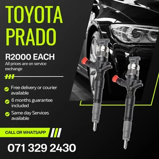 Toyota Prado Diesel Injectors For Sale With Warranty