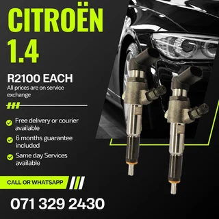 Citroën 1.4 Injectors For Sale With Warranty