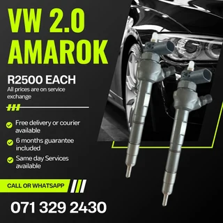 Vw Amarok 2.0 Diesel Injectors For Sale With Warranty