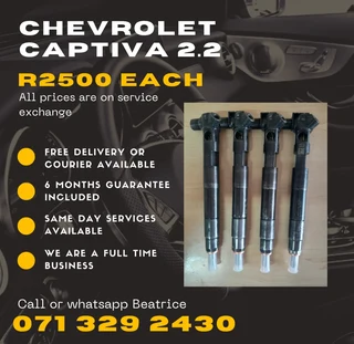 Chevrolet Captiva 2.2 Injectors For Sale With Warranty