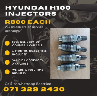 Hyundai H100 Diesel Injectors For Sale With Warranty
