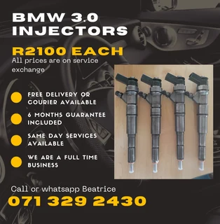 Bmw X5 3.0 Injectors For Sale With Warranty