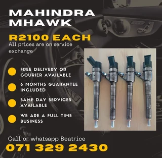 Mahindra Mhawk Diesel Injectors For Sale With Warranty