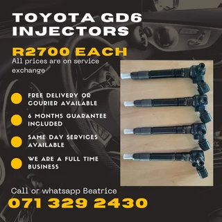 Toyota Gd6 Diesel Injectors For Sale With Warranty