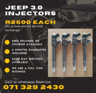 Jeep 3.0 Injectors For Sale With Warranty