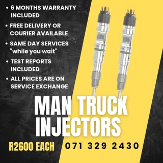 Man Truck Diesel Injectors For Sale With Warranty On