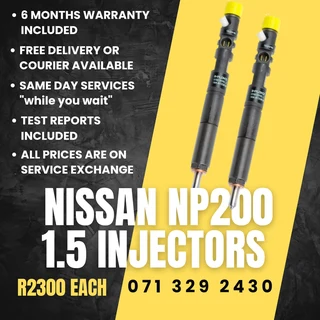 Nissan Np200 1.5 Diesel Injectors For Sale With Warranty