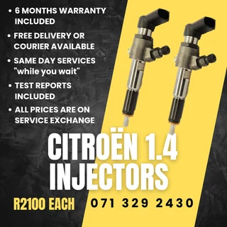 Citroën 1.4 Injectors For Sale With Warranty On
