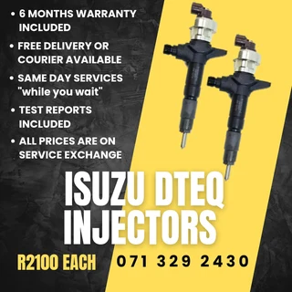 Isuzu Dteq Injectors For Sale With Warranty On