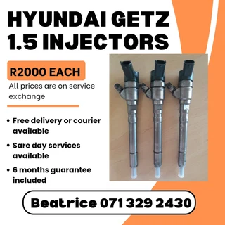 Hyundai Getz 1.5 Diesel Injectors For Sale With Warranty