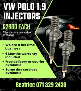 Vw Polo 1.9 Diesel Injectors For Sale With Warranty