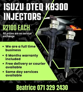 Isuzu Dteq Kb300 Diesel Injectors For Sale With Warranty