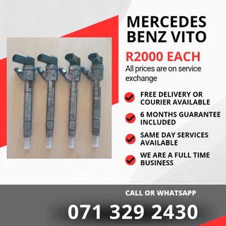 Mercedes Benz Vito Diesel Injectors For Sale With Warranty