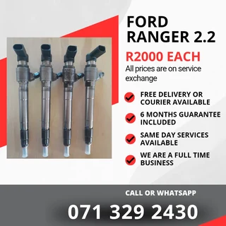 Ford Ranger 2.2 Diesel Injectors For Sale With Warranty