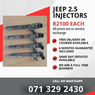 Jeep 2.8 Diesel Injectors For Sale With Warranty