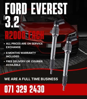Ford Everest 3.2 Injectors For Sale With Warranty On