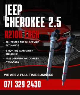 Jeep Cherokee 2.5 Diesel Injectors For Sale With Warranty