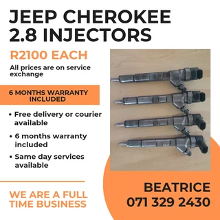 Jeep Cherokee 2.8 Injectors For Sale With Warranty