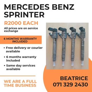 Mercedes Benz Sprinter Injectors For Sale With Warranty