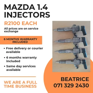 Mazda 1.4 Diesel Injectors For Sale With Warranty