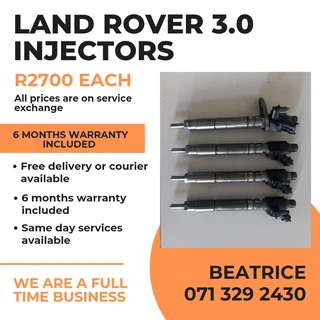 Land Rover 3.0 Diesel Injectors For Sale With Warranty