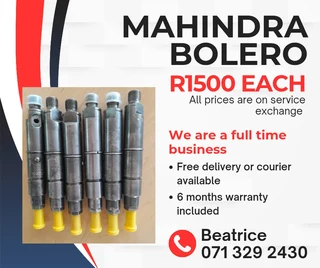 Mahindra Bolero Diesel Injectors For Sale With Warranty
