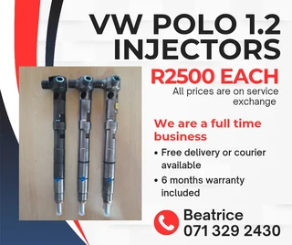 Vw Polo 1.2 Diesel Injectors For Sale With Warranty