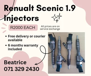 Renualt Scenic 1.9 Injectors For Sale With Warranty