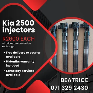 Kia 2500 Diesel Injectors For Sale With Warranty