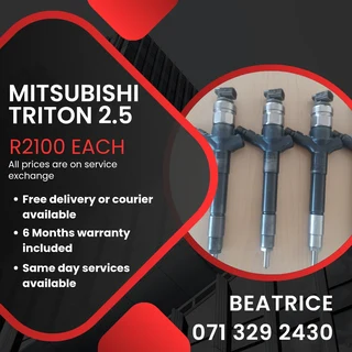 Mitsubishi Triton 2.5 Injectors For Sale With Warranty