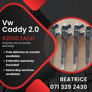 Vw Caddy 2.0 Injectors For Sale With Warranty