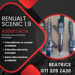 Renualt Scenic 1.9 Injectors For Sale With Warranty On