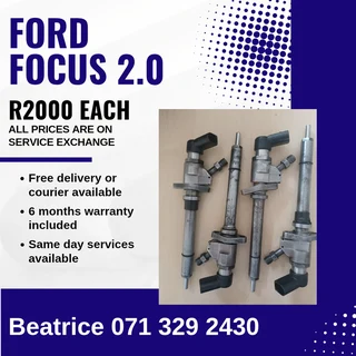 Ford Focus 2.0 Injectors For Sale With Warranty