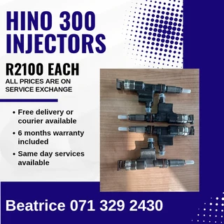 Hino 300 Truck Diesel Injectors For Sale With Warranty