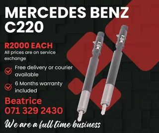 Mercedes Benz C220 Diesel Injectors For Sale With Warranty