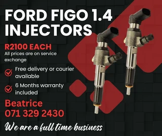 Ford Figo 1.4 Diesel Injectors For Sale With Warranty