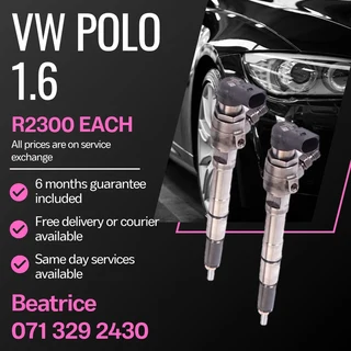 Vw Polo 1.6 Diesel Injectors For Sale With Warranty