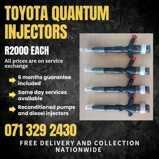 Toyota Quantum Diesel Injectors For Sale With Warranty