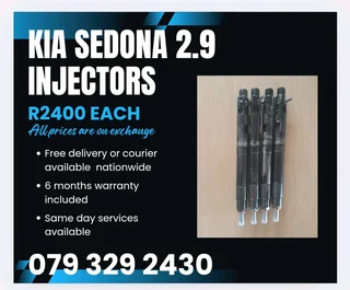 Kia Sedona 2.9 Injectors For Sale With Warranty On