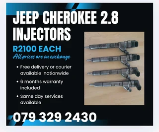 Jeep Grand Cherokee 2.8 Injectors For Sale With Warranty
