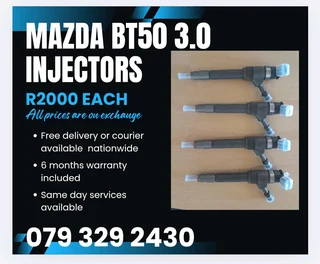 Mazda Bt50 3.0 Diesel Injectors For Sale With Warranty