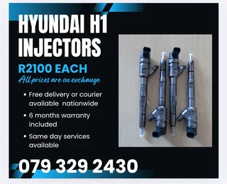 Hyundai H1 Injectors For Sale With Warranty On