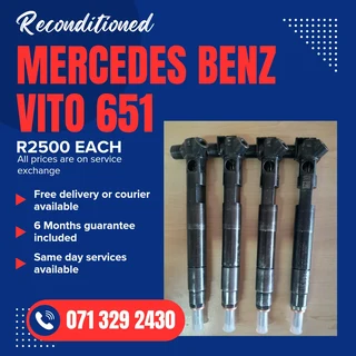 Mercedes Benz Vito 651 Diesel Injectors For Sale With Warranty