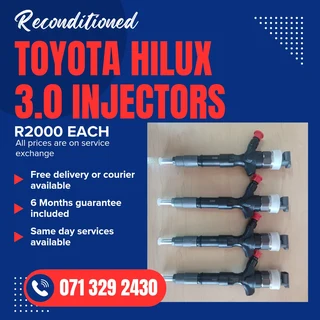 Toyota Hilux 3.0 Injectors For Sale With Warranty