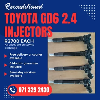 Toyota Gd6 2.4 Diesel Injectors For Sale With Warranty