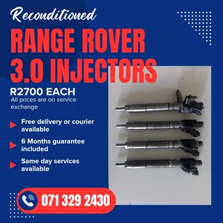 Range Rover 3.0 Injectors For Sale With Warranty On