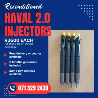 Haval 2.0 Injectors For Sale With Warranty On