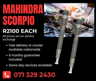 Mahindra Scorpio Diesel Injectors For Sale With Warranty On
