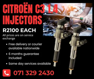 Citroën C3 1.4 Diesel Injectors For Sale With Warranty