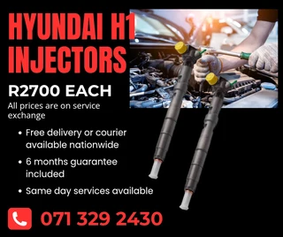 Hyundai H1 Injectors For Sale With Warranty